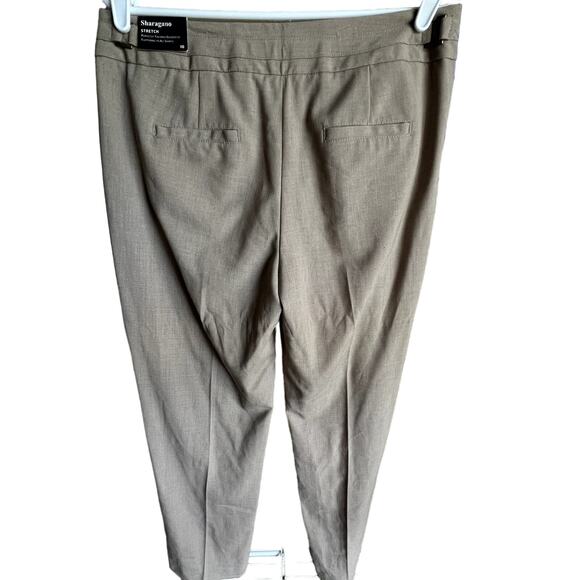 Sharagano Tan Dress Pants Size 10 NEW - Picture 4 of 6